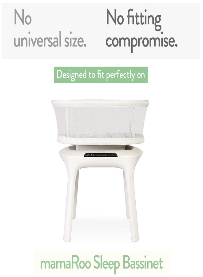 Joey + Joan Bassinet Sheets Compatible with 4moms Mamaroo Sleep Bassinet - Fits 18 x 30 Inch Oval Bassinet Mattress – Snuggly Soft 100% Jersey Cotton – 2 Pack – Pale Pink + Lilac – 2 Pack - Image 2